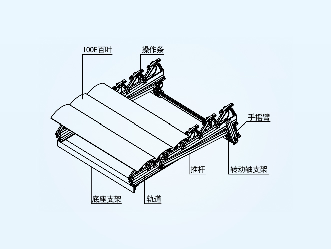 RS47100E100E百葉遮陽機構